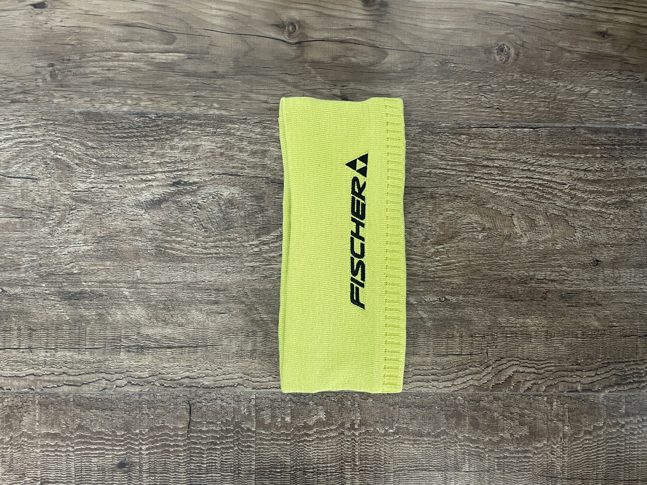 Fischer Headband Logo - yellow - one size
