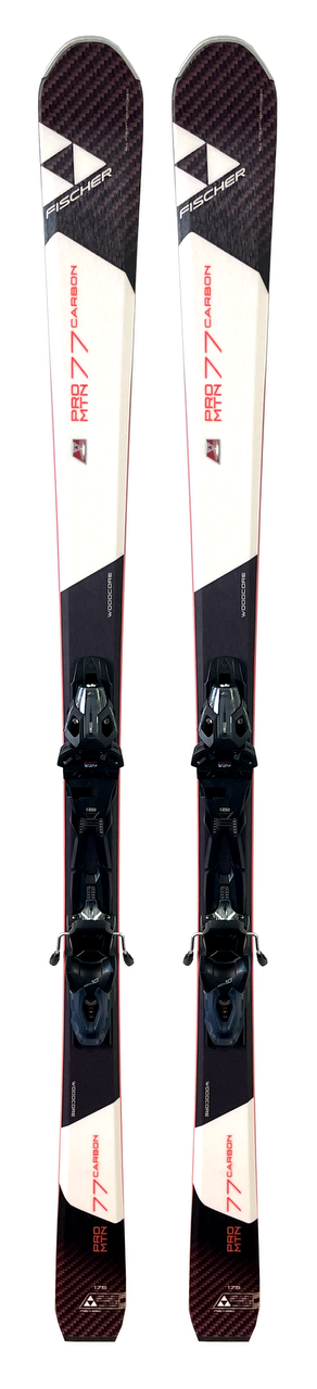 Fischer Pro Mountain 77 Carbon, Carvingski, All Mountain Ski + Bindung RS11 GripWalk